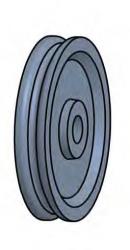 POLIA PARA CABO   REF. CARL STAHL UM000010